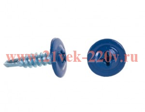 Саморез ШСММ св. 4.2х16 син. KP RAL 5010 (уп.20шт) Tech-KREP 125526