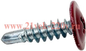 Саморез ШСММ св. 4.2х16 т.кр. KP RAL 3005 (уп.20шт) Tech-KREP 125492
