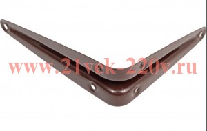 Консоль 100х125х07 корич. накладной 127788