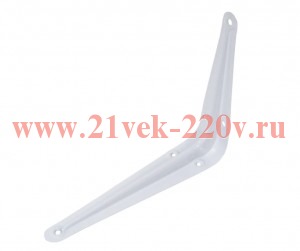 Консоль 125х150х07 бел. накладной 127790