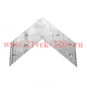 Соединитель угловой 120х35 цинк Tech-KREP 126380