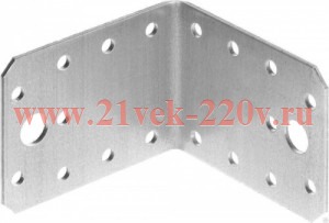 Угол крепежный равносторонний-100Х60х60 цинк Tech-KREP 126385