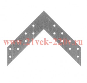 Соединитель угловой 175х35 цинк Tech-KREP 126382