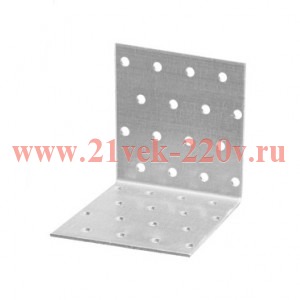 Угол крепежный равносторонний 50х50х60 цинк Tech-KREP 128095