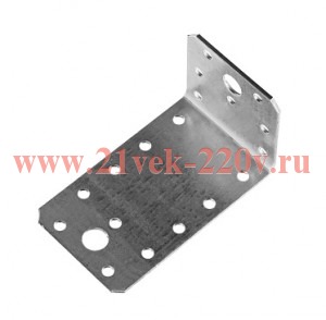 Угол крепежный асимметричный 40х40х140 цинк Tech-KREP 128092