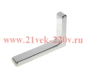 Консоль с декоративной накладкой 120мм накладной хром 129950