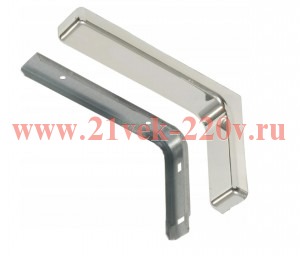 Консоль с декоративной накладкой 180мм накладной хром 129955