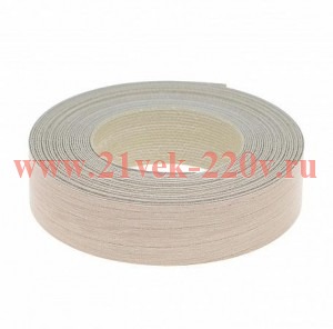 Лента кромочная меламиновая с клеем 19мм ясень шимо светлый (уп.5м) Tech-Krep 130242