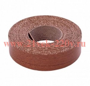 Лента кромочная меламиновая с клеем 19мм венге (уп.5м) Tech-Krep 130241