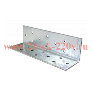 Угол крепежный равносторонний 40х140х40 цинк Tech-KREP 138721