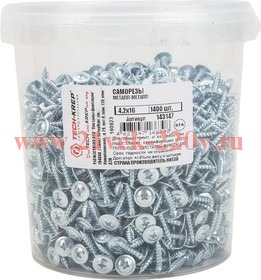 Саморез ШСММ 4.2х16 (уп.1400шт) Tech-KREP 143147