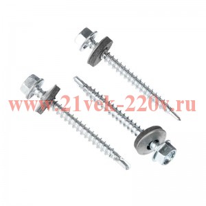Саморез кровельный 4.8х50 оцинк. с буром коробка (уп.5кг) Tech-Krep 144783