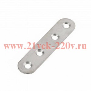 Пластина крепежная мебельная 100х17х2мм оцинк. Tech-Krep 141949