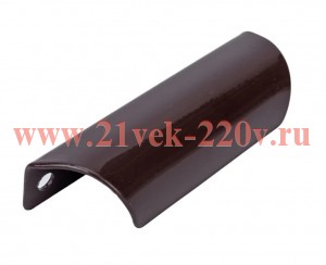 Ручка балконная металлическая корич. (пакет) Tech-Krep 148127