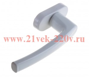 Ручка балконная двухсторонняя металл бел. (пакет) Tech-Krep 148132
