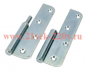 Петля накладная левая ПН1-130 цинк (пакет) Tech-Krep 148192