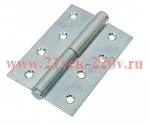 Петля накладная левая ПН1-100 цинк (пакет) Tech-Krep 148190