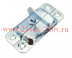 Завертка накладная ЗФ-2 15х68.5 (H=24) оцинк. (пакет) Tech-Krep 145096