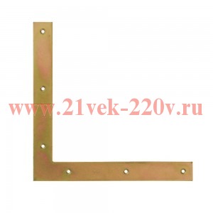 Уголок оконный плоский 100х100х20х2мм желт. Tech-KREP 148323