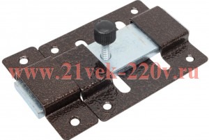 Задвижка накладная ЗЩ-30 115х75 плоский ригель (L121) медь (пакет) Tech-Krep 148367