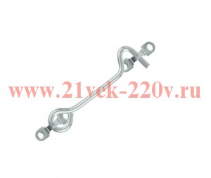 Крючок ветровой круглый КР-75 оцинк. (пакет) Tech-Krep 148385