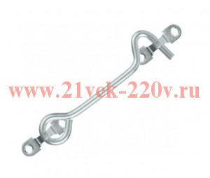 Крючок ветровой круглый КР-200 оцинк. (пакет) Tech-Krep 148386