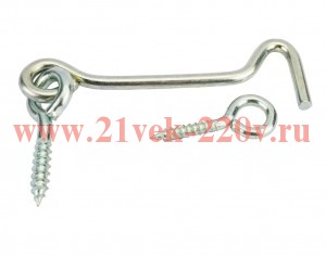 Крючок ветровой круглый КР-100/1 оцинк. (пакет) Tech-Krep 148388