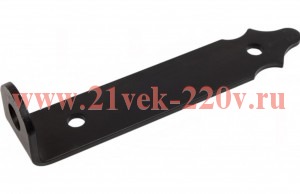 Проушина воротная фигурная 200х45х40 черн. Tech-KREP 148392