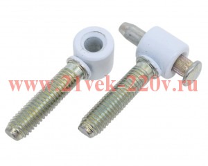 Петля ввертная ПВВ-2 бел. (пакет) Tech-Krep 148228