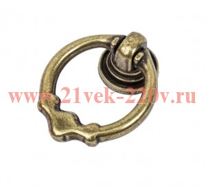 Ручка-кнопка Антик 3-005 бронза (пакет) Tech-Krep 148604