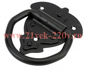 Ручка-кольцо фигурная FRS2-90 черн. (пакет) Tech-Krep 148803