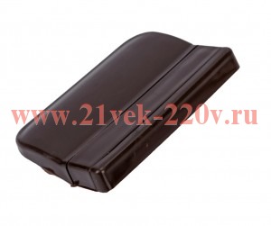 Ручка балконная пластик корич. (пакет) Tech-Krep 151698