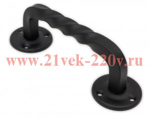 Ручка-скоба фигурная FRS-180 черн. (пакет) Tech-Krep 148814
