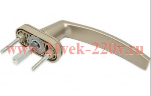 Ручка оконная Vic металл штифт 35мм сатин (пакет) Tech-Krep 152057