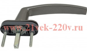 Ручка оконная Vic металл штифт 35мм титан (пакет) Tech-Krep 152056