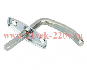 Ручка оконная Р1 металл цинк (пакет) Tech-Krep 153202