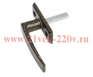 Ручка оконная Р2 металл бронза (пакет) Tech-Krep 153200