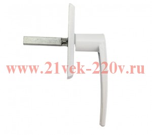 Ручка оконная Р2 металл бел. (пакет) Tech-Krep 153201