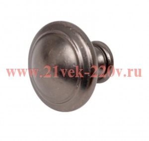 Ручка-кнопка Антик H27 античная медь (пакет) Tech-Krep 152225