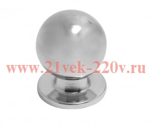 Ручка-кнопка Классик 6-001-17 хром (пакет) Tech-Krep 148755