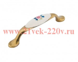 Ручка-скоба Керамик 7-001(1)-96мм фигурная (пакет) Tech-Krep 148783