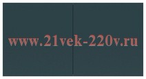 Розетка двойная с заземлением со шторками и сдвижной крышкой 16А в сборе SE AtlasDesign, изумруд