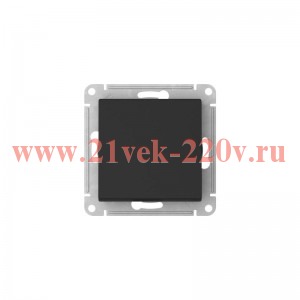 Выключатель AtlasDesign (сх. 1) 10AX с самовозвратом быстрозажим. клем. механизм карбон SE ATN001015