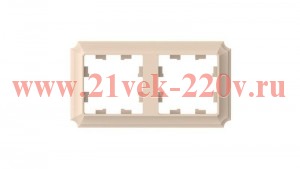 Рамка 2-пост. AtlasDesign Antique универс. песочн. SE ATN101202