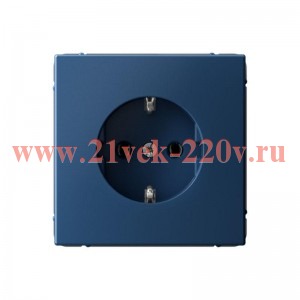 Розетка ArtGallery 16А с заземл. быстрозажим. клем. механизм аквамарин SE GAL001143S