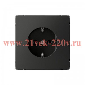 Розетка ArtGallery 16А с заземл. быстрозажим. клем. механизм базальт SE GAL001443S