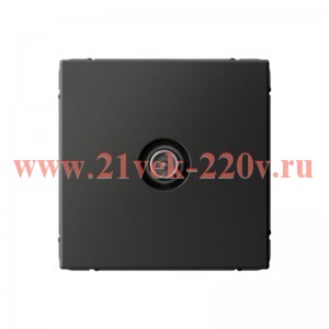 Розетка телевизионная ArtGallery проходная 4dB базальт Systeme Electric