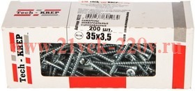 Саморез универсальный 35х3.5мм оцинкован. (уп.200шт) Tech-KREP 102172