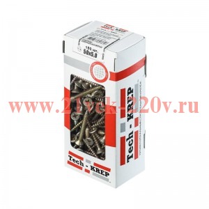 Саморез универсальный 50х5.0мм желт. (уп.150шт) Tech-KREP 102263