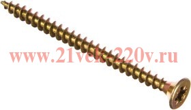 Саморез универсальный 60х4.5мм желт. (уп.150шт) Tech-KREP 102257